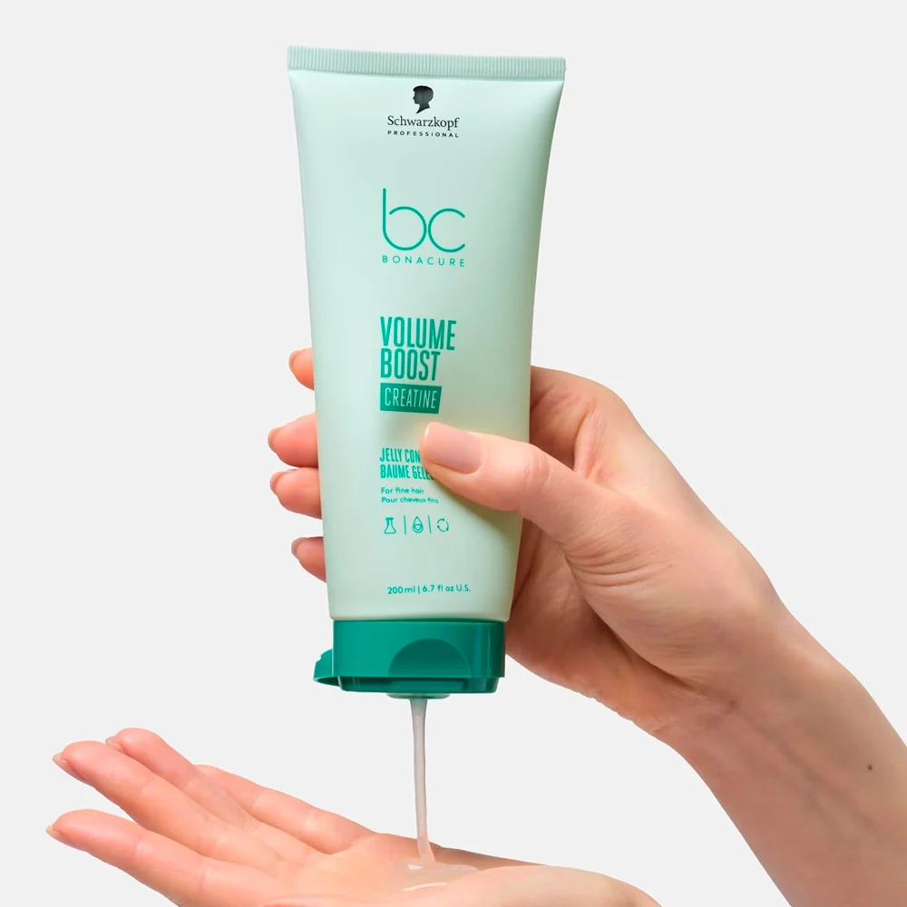 Schwarzkopf Professional BC Bonacure Volume Boost Creatine Jelly Conditioner 200ml - balsamo in gel volumizzante - Image 2