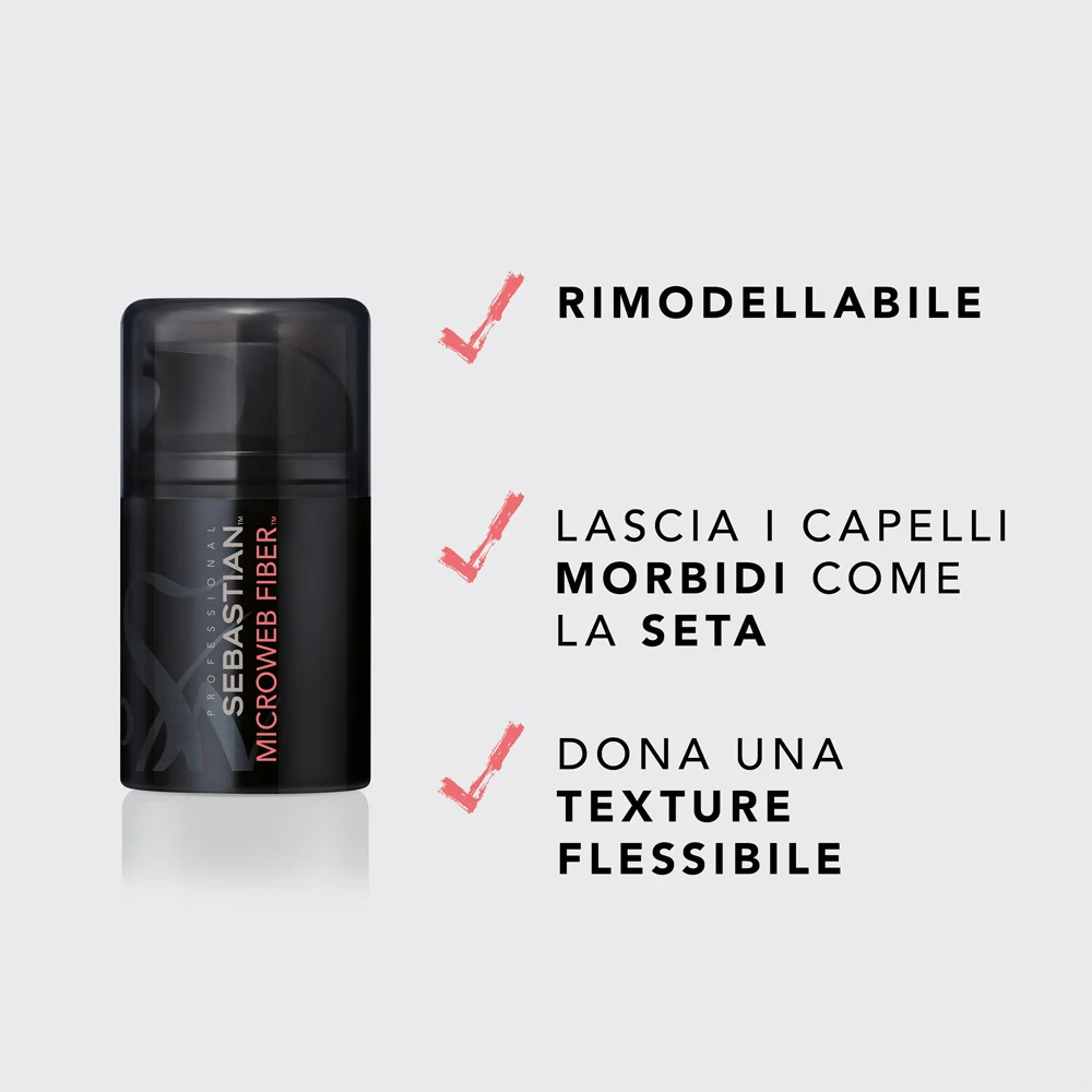 Sebastian Form Microweb Fiber 45ml - cera modellante - Image 3