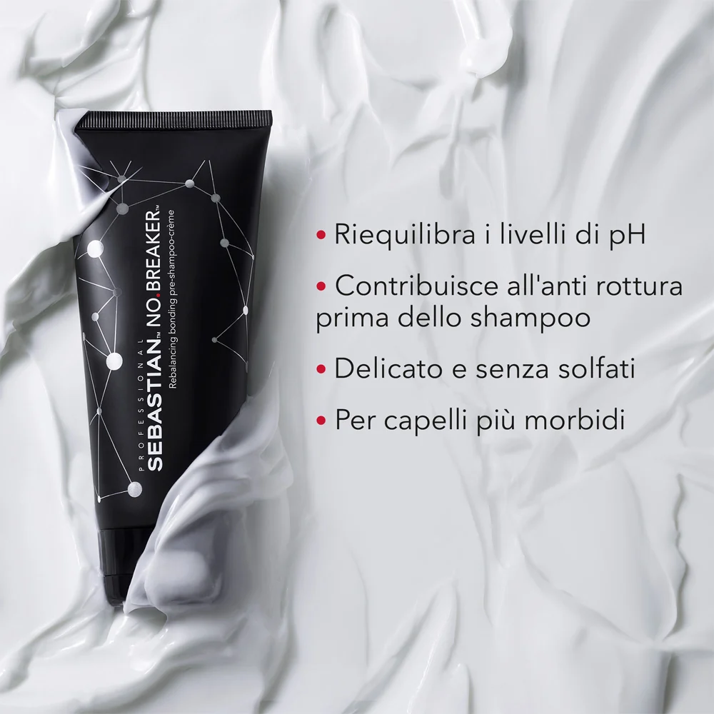 Sebastian No Breaker Rebalancing Bonding Pre-Shampoo Cream 200ml - pre shampoo capelli danneggiati - Image 4