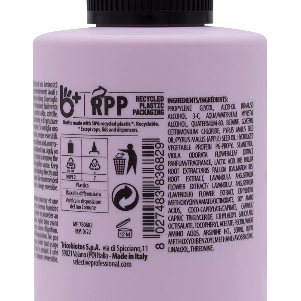 Selective Professional On Care No Yellow Super Blond 100ml - trattamento disciplinante laminante - Image 3