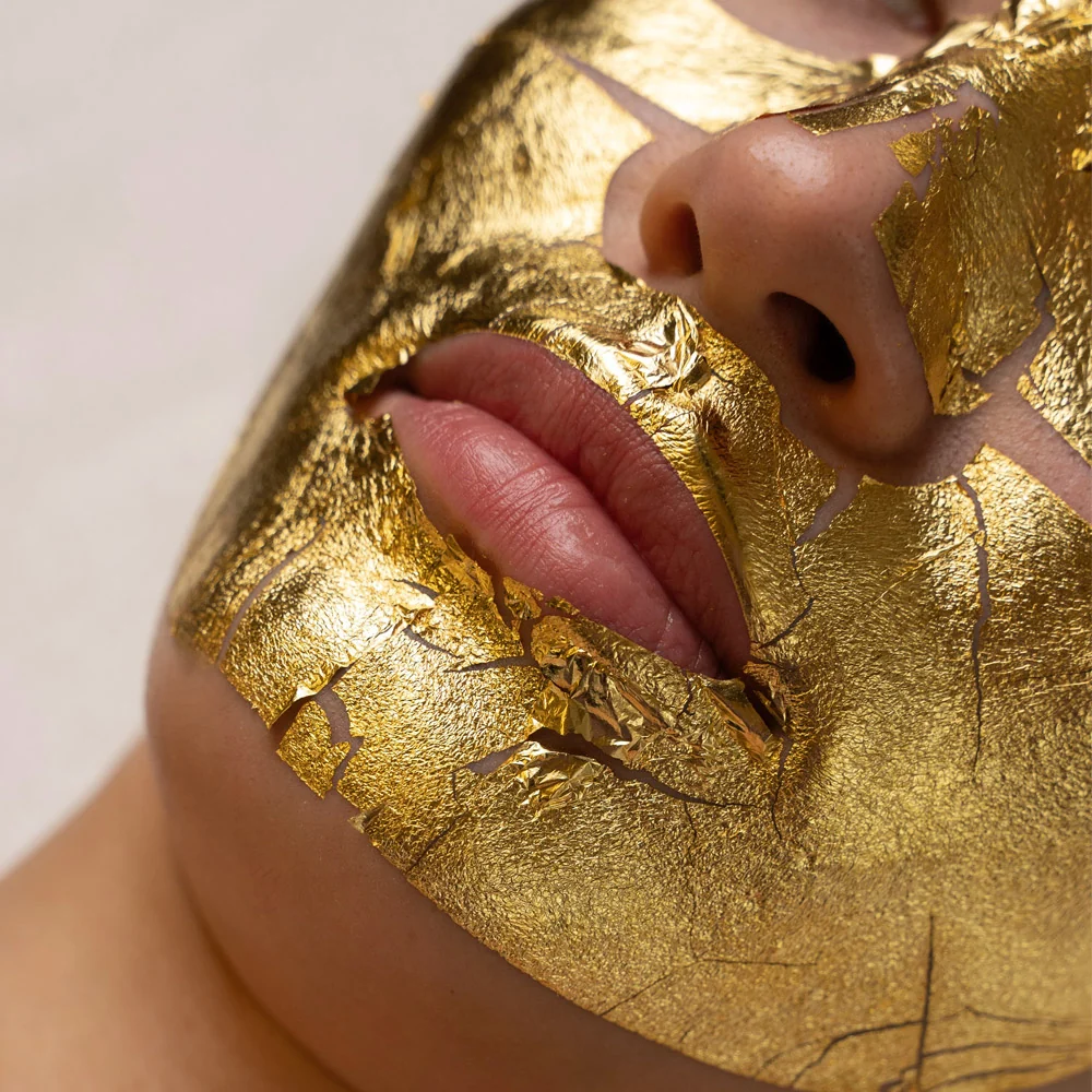 SkinSystem Aurumu 24kt Gold Face Mask 1pz monouso - maschera preformata oro - Image 2
