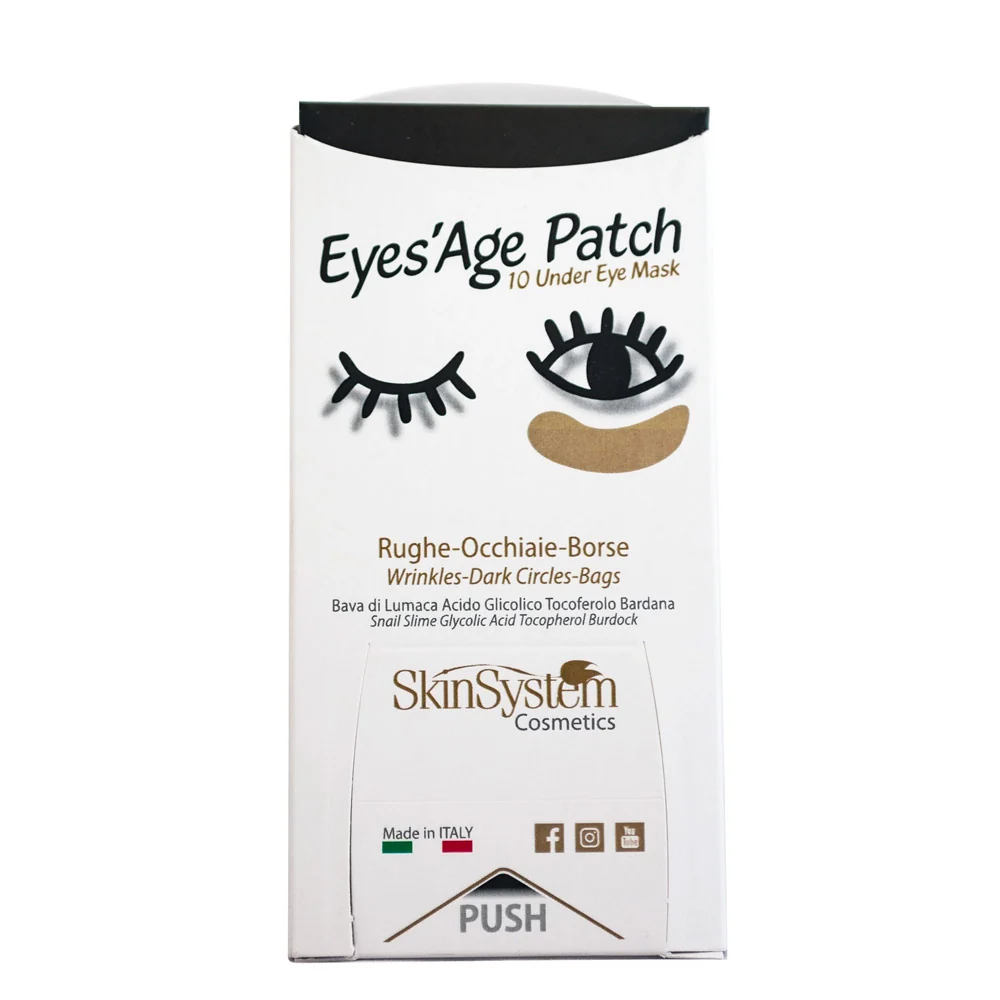 SkinSystem Eyes 'Age Patch Wrinkles Dark Cricles Bags 10 pz- patchs per rughe occhiaie e borse