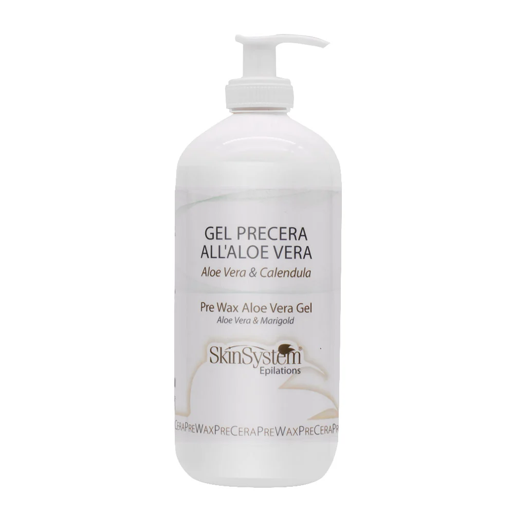 SkinSystem Pre Wax Aloe Vera Gel 500ml - gel precera all'aloe vera