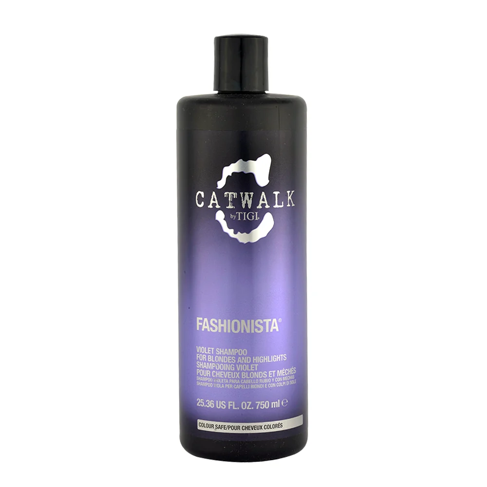 Tigi Catwalk Fashionista Violet Shampoo 750ml - shampoo antigiallo capelli biondi