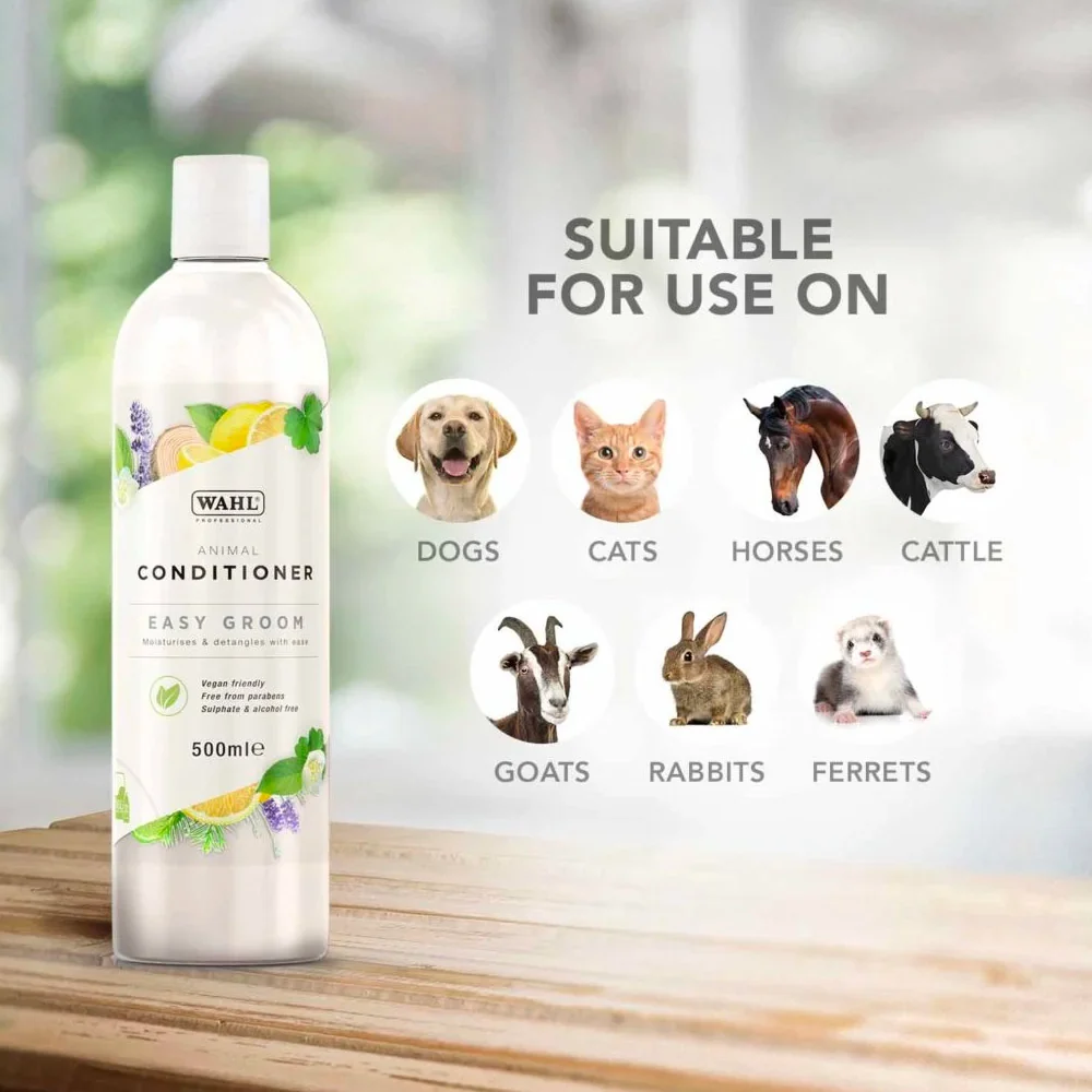 Wahl Pro Pet Easy Groom Conditioner 500ml - balsamo animali domestici - Image 3