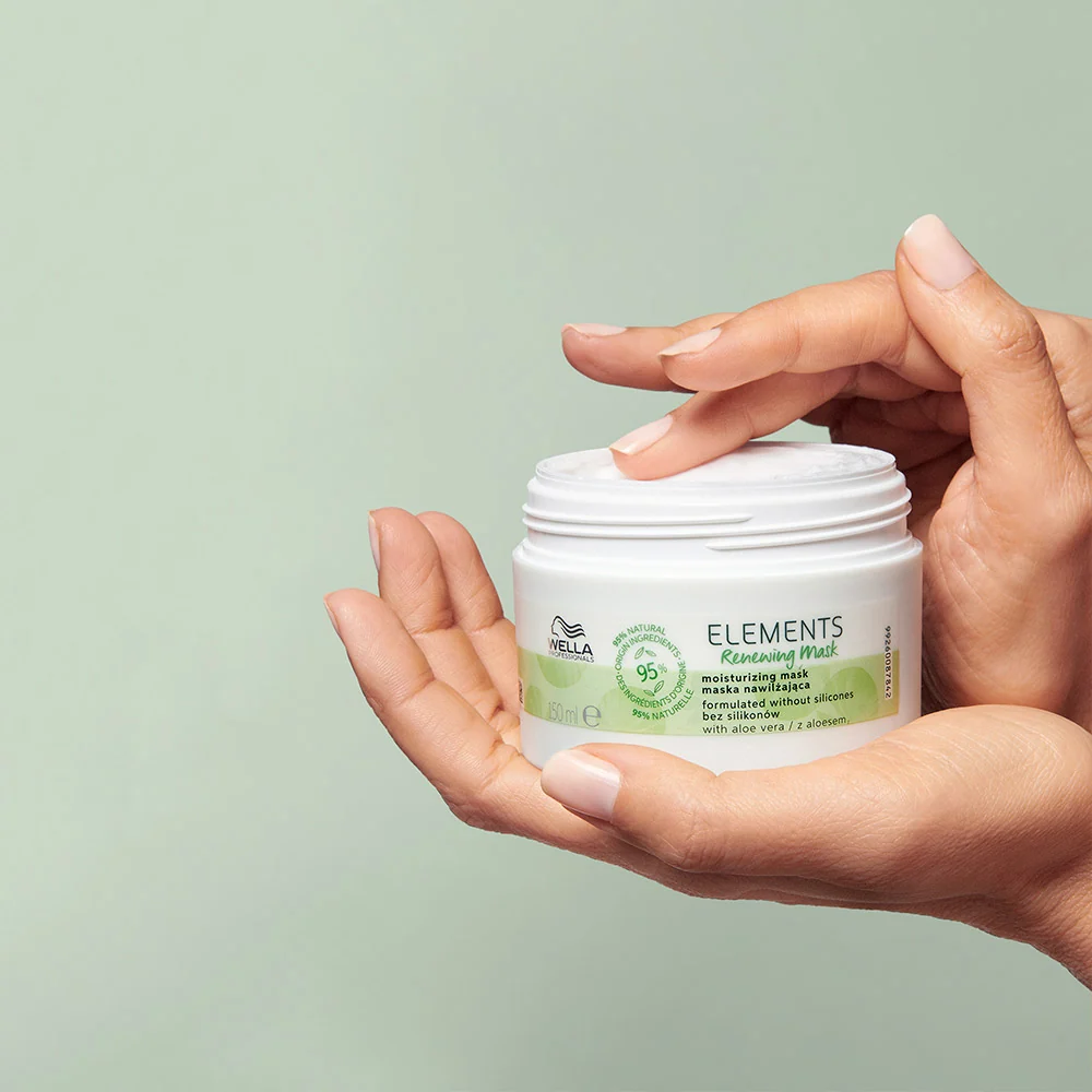 Wella Elements Renewing Mask 500ml - maschera anti crespo - Image 6