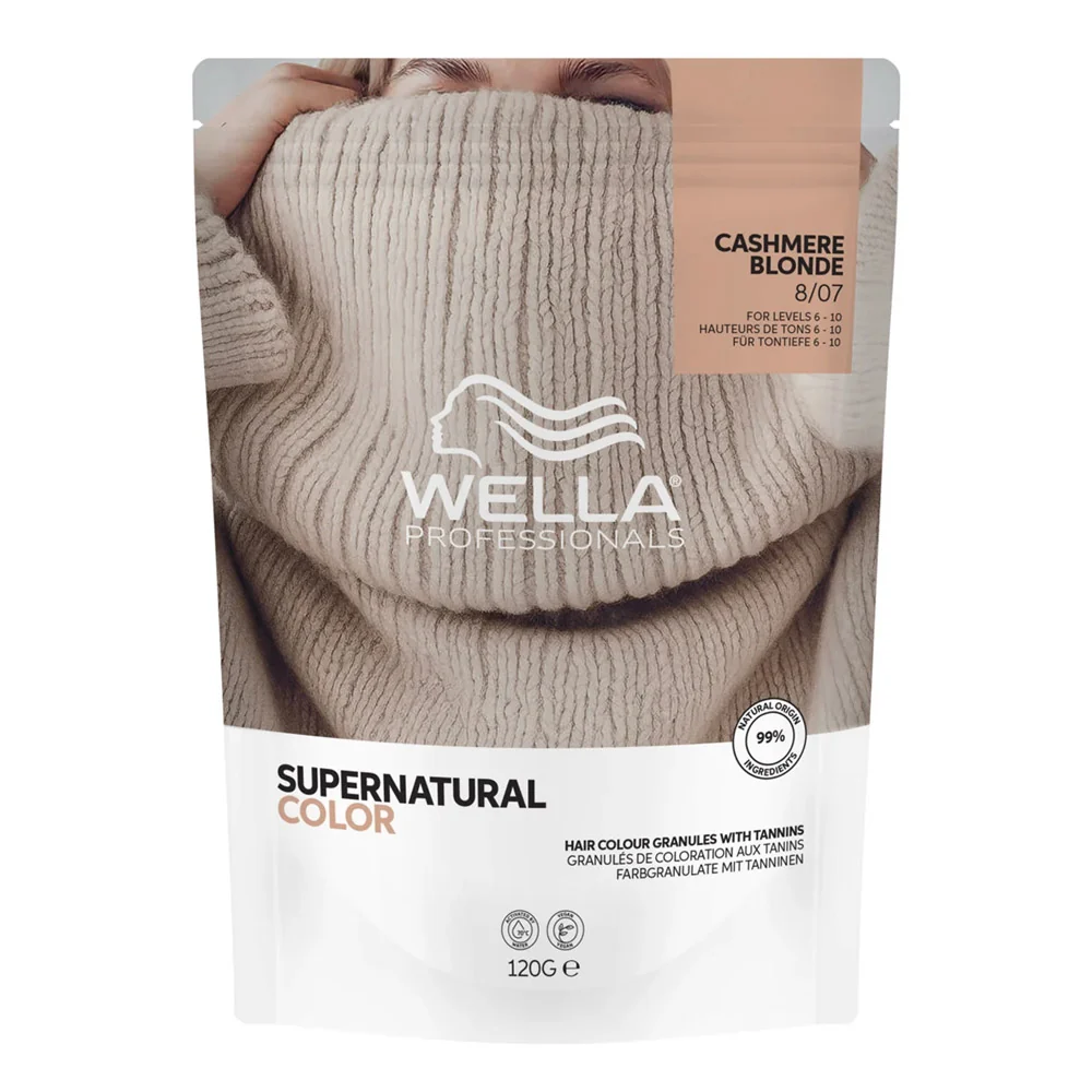 Wella Professionals Supernatural Color Cashmere Blonde 8/07 120gr - colore naturale semipermanente