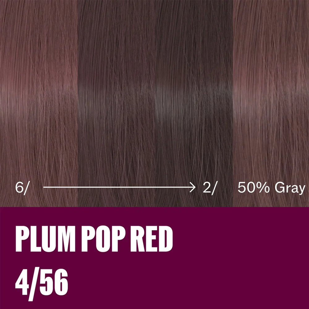 Wella Professionals Supernatural Color Plum Pop Red 4/56  120gr - colore naturale semipermanente - Image 3