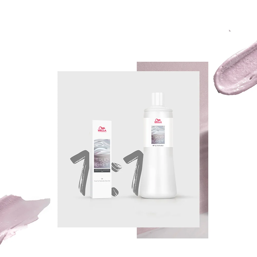 Wella True Grey Steel Glow Dark 60ml - tonalizzante per capelli grigio-acciaio - Image 3