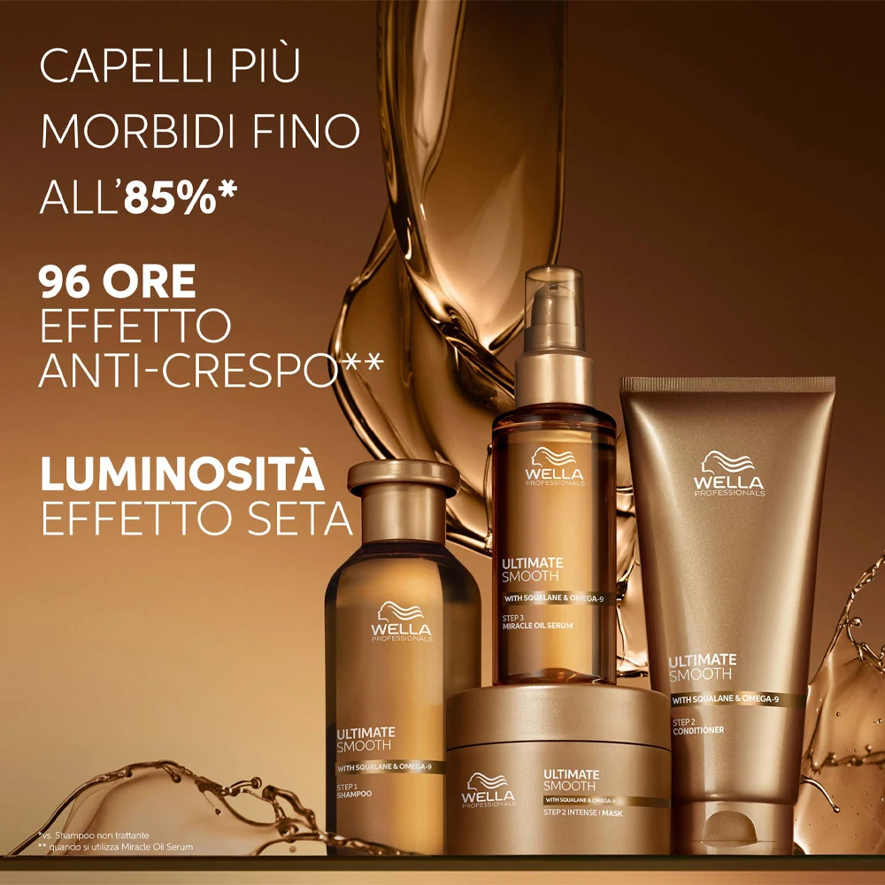 Wella Ultimate Smooth Mask 30ml - maschera anticrespo - Image 5